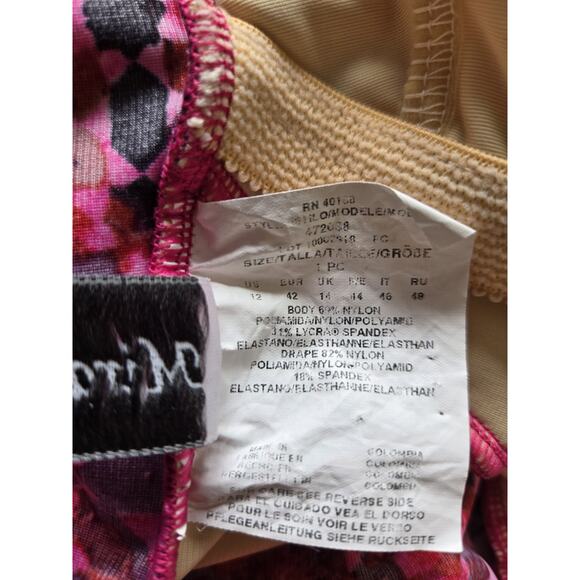 Miraclesuit Pink Floral One Piece Swimsuit - Picture 7 of 9